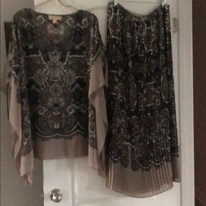 Michael Kors 2 pièce top & skirt